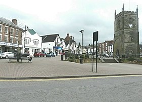 Coleford Market Place, the town where Forest of Dean District Council is based