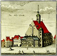 The Neukirche (New Church), Leipzig in 1749