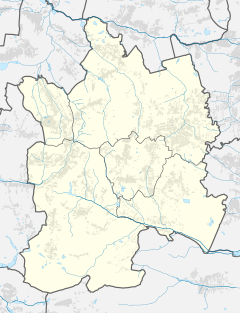 Mapa lokalizacyjna powiatu mikołowskiego