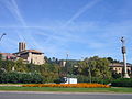 Pedralbes monasterioa eta gurutzea.