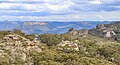 Capertee Valley, including Pantoneys Crown, from the Genowlan Mesa