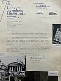 Myrte en de demonen - Letter - London Symphony Orchestrl Ltd.
