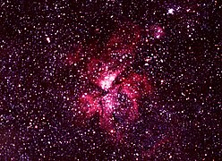 Nebulosa que rodea a Eta Carinae.