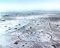 The Yucca Flat area of the Nevada Test Site is scarred with subsidence craters from underground nuclear testing