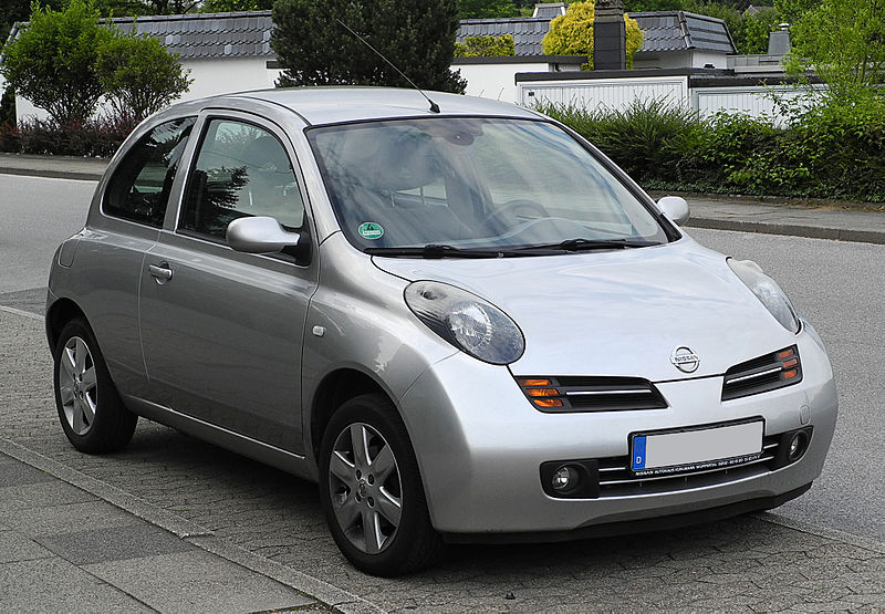 http://upload.wikimedia.org/wikipedia/commons/thumb/3/37/Nissan_Micra_1st_edition_%28K12%29_%E2%80%93_Frontansicht%2C_9._Juni_2011%2C_W%C3%BClfrath.jpg/800px-Nissan_Micra_1st_edition_%28K12%29_%E2%80%93_Frontansicht%2C_9._Juni_2011%2C_W%C3%BClfrath.jpg
