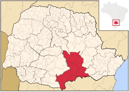 Sudeste Paranaense – Mappa