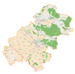 Mapa lokalizacyjna powiatu oławskiego