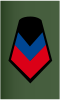 Rank insignia of cabo primero of the Colombian Army.svg