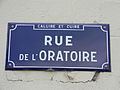 Rue de l'Oratoire.