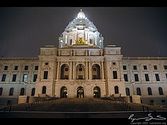 Capitol at night