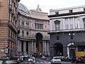 Vue de la Galleria Umberto I et de l'arrière du Teatro San Carlo