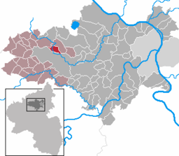 Läget för Sankt Johann i Landkreis Mayen-Koblenz