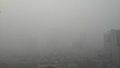 上海闹市区黄浦区的雾霾情况