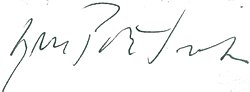 Kjell Pahr-Iversens signatur