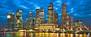 Tough corporate governance reform, the CDDA 1986, disqualified the directors in Re Barings plc (No 5), after a rogue trader brought down Barings Bank, unsupervised, from the Singapore office. Singapore Skyline Panorama.jpg