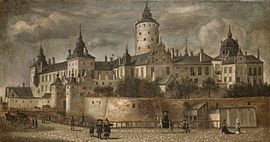 Painting of Tre Kronor Castle