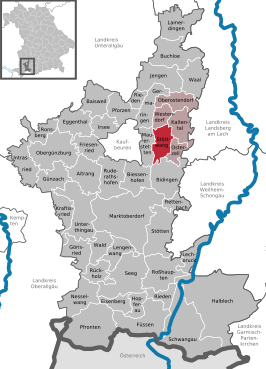Kaart van Stöttwang