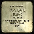 Stolperstein für Hans David Tobar (Meister-Gerhard-Straße 5)