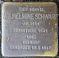 Stolperstein für Wilhelmine Schwarz (Nußbaumerstraße 7)