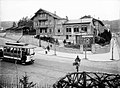 Ein Triebwagen der „Tiergartenlinie“ an Nills Zoologischem Garten, 1903