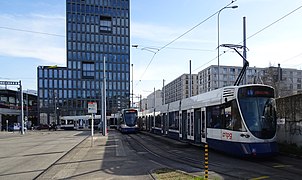 Lancy-Pont-Rouge, gare (ligne 17, connexion avec le Léman Express)