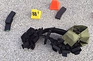 Tactical belt used by one of the shooters