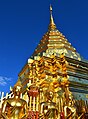 Golden mount at the temple