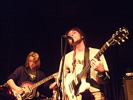 The Spinto Band performing at the Thekla Social, Bristol, UK.2006