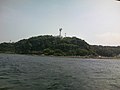 東京マーチスのレーダー施設。左端は観音埼灯台