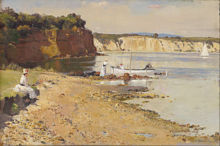 Спляче море, Ментон, 1887, Національна галерея Вікторії