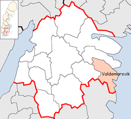 Valdemarsvik – Localizzazione
