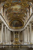 Capela Regală, văzută din Galeria Regală a Palatului de la Versailles