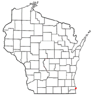 Location of Racine, Wisconsin