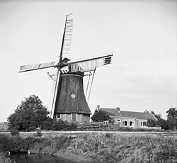 Windmill De Dellen in 1977