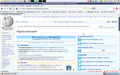 Wikipedia da Firefox 3.5.7 su Mandriva Linux 2010.0 in esecuzione sul mio notebook.