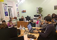 Учасники Вікімарафону у Києві