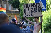 Na Marszu Równości w Krakowie, 2022