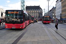 Buses at the Jernbanetorget