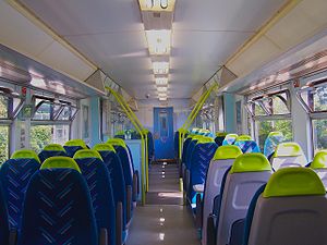 The refurbished interior of an ARRIVA Trains W...