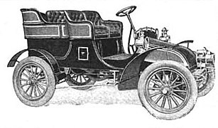"ייל" שנת 1903 (מודל קודם למודל שנת 1904) בתצורת 4 מושבים (Model A)