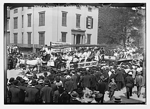 Labor Day Parade, float of Women's Trade Union...
