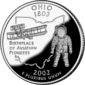 Монета четверть доллара Огайо