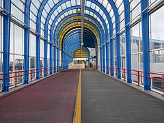 Zoetermeer, Geh- und Radweg auf der Nelson-Mandela-Brücke