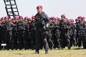 Denjaka unit during anti-terrorism exercise