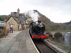 5600 class 5643 at Berwyn station Llangollen railway.JPG