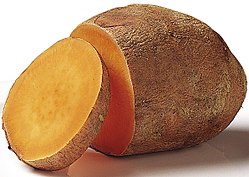 A sweet potato.