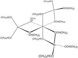 Strukturformel von Aluminiumtriisopropanolat