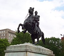 Estatua ecuestre de Andrew Jackson, de Clark Mills (1853).[41]​