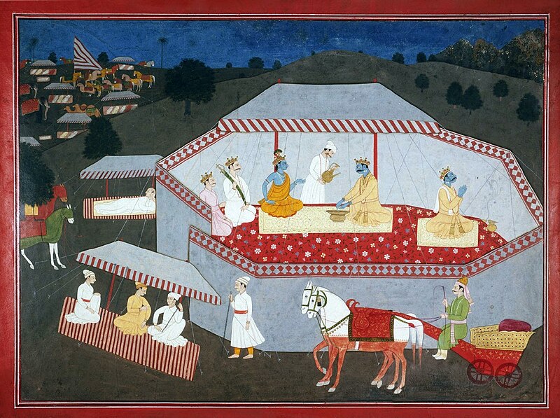 Berkas:Arjuna chooses Krishna.jpg