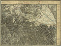 Agendorf/Ágfalva mit dem Bergwerksgebiet Brennberg (SSW von Agendorf und westlich von Ödenburg), um 1880 (Aufnahmeblatt der Landesaufnahme)